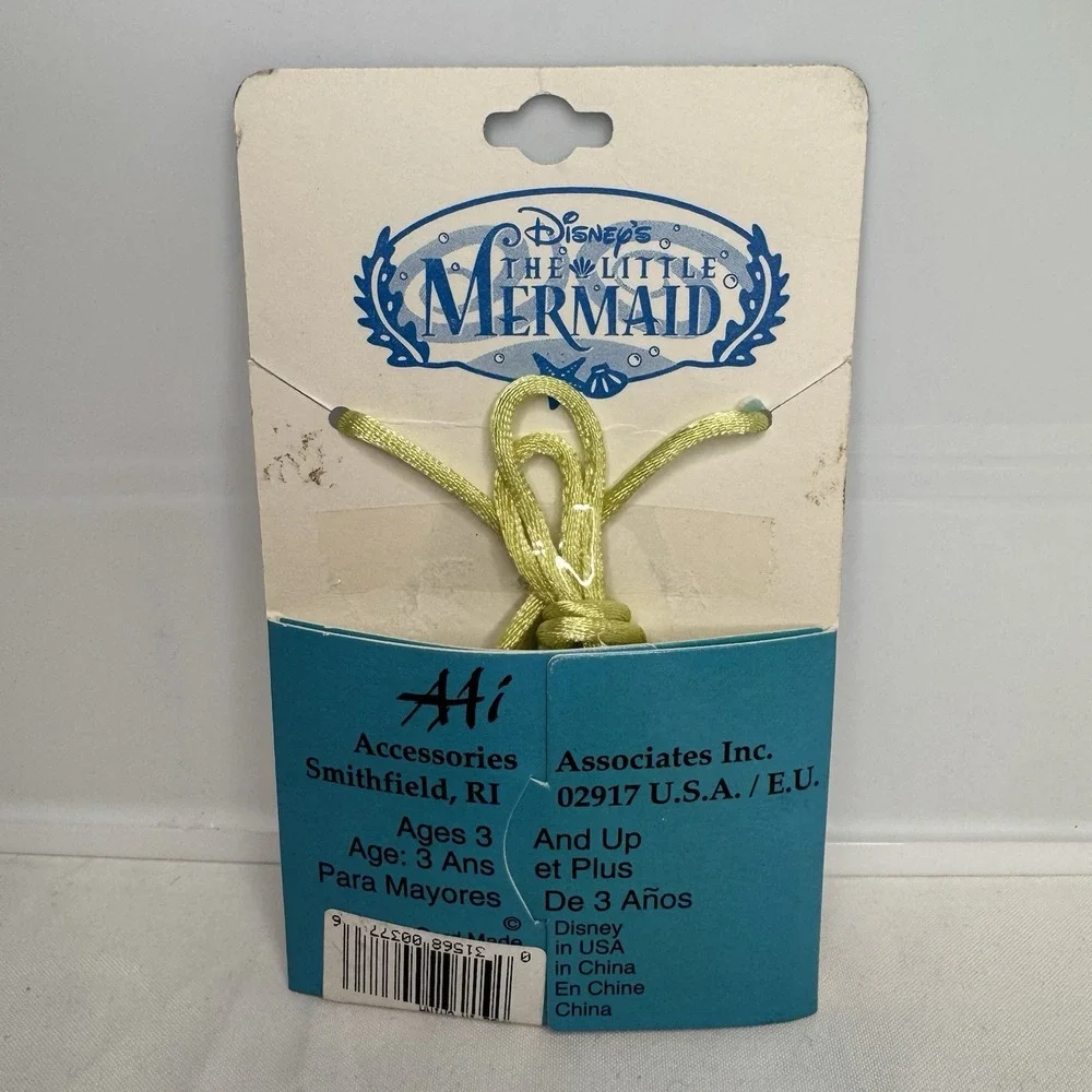 Vintage Disney's The Little Mermaid Necklace With Swinging Tail New In Package